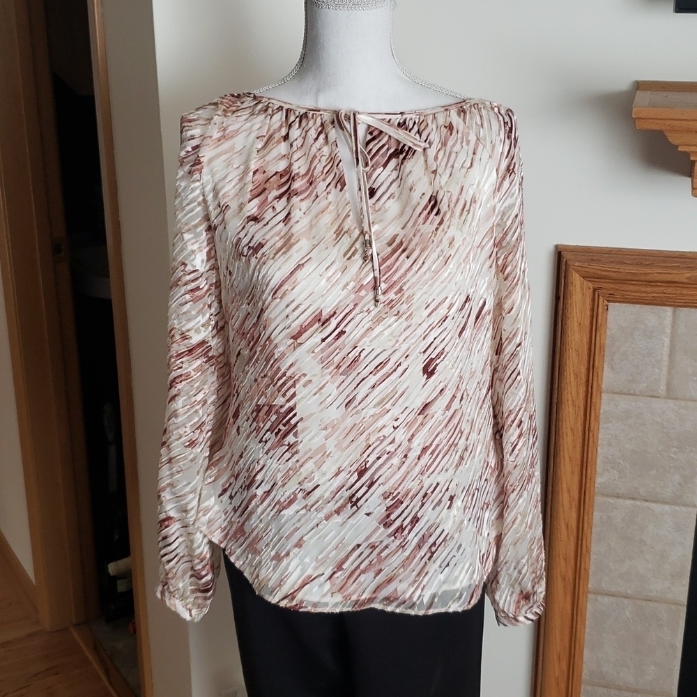 White House Black Market long sleeve blouse